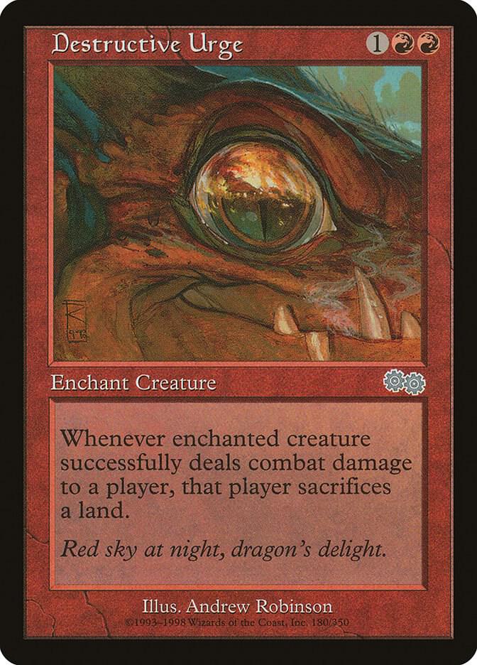Destructive Urge (180) [Urza's Saga]