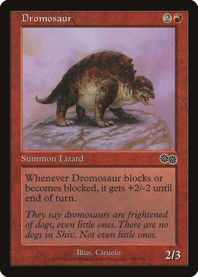 Dromosaur (182) [Urza's Saga]