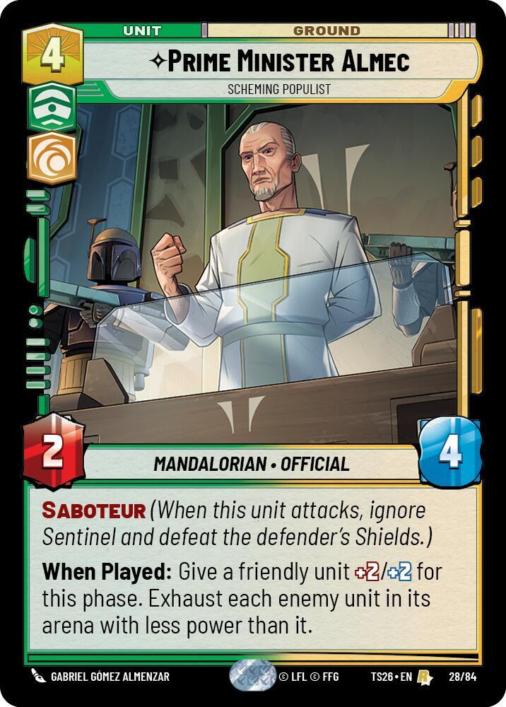 Prime Minister Almec - Scheming Populist (28/84) [Twin Suns]