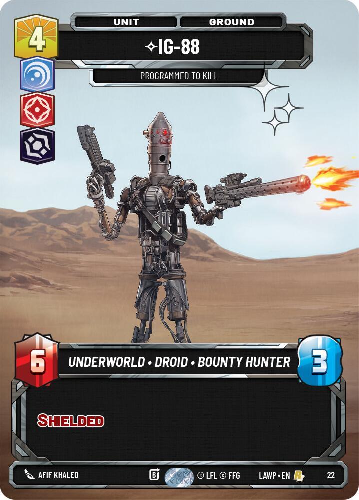 IG-88 - Programmed to Kill (Foil) (22) [A Lawless Time - Weekly Play Promos]
