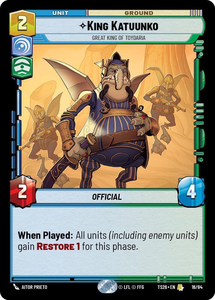 King Katuunko - Great King of Toydaria (16/84) [Twin Suns]