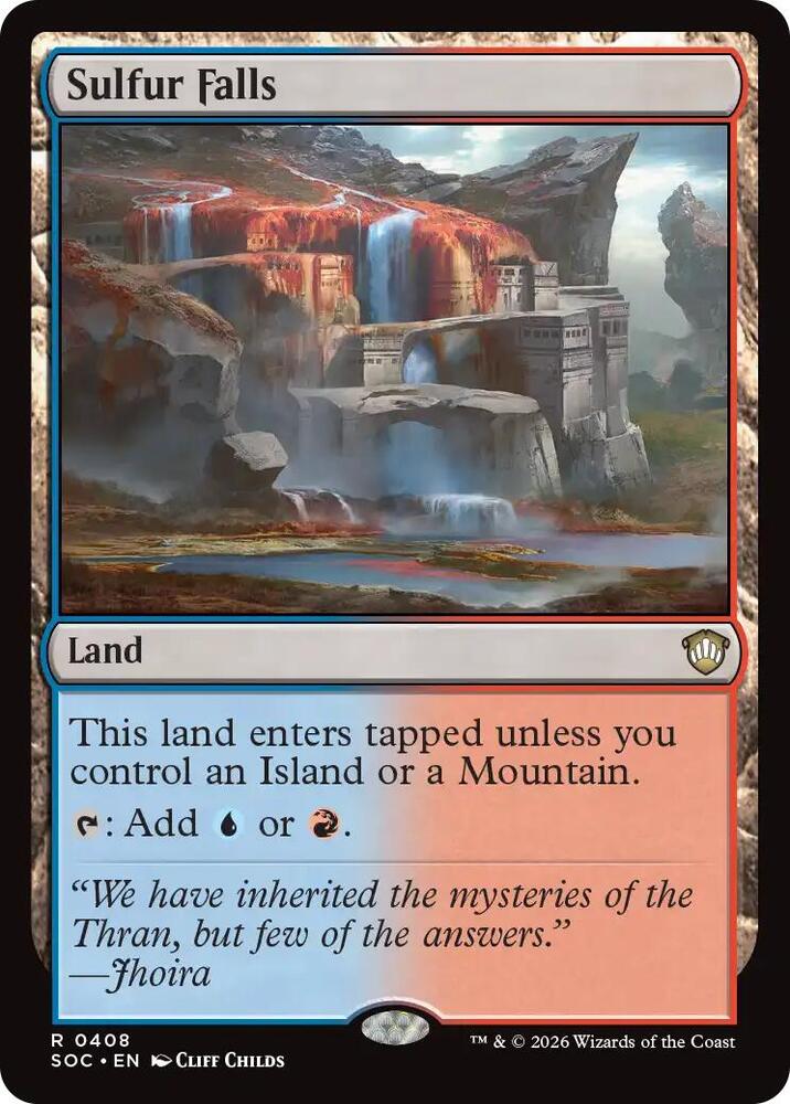 Sulfur Falls (408) [Secrets of Strixhaven Commander]