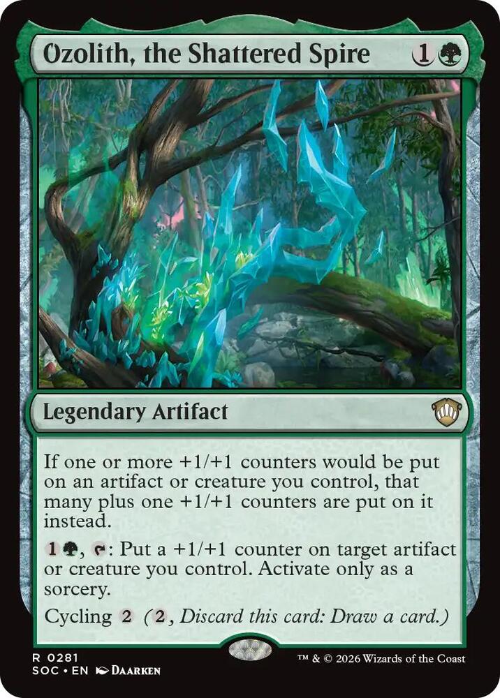 Ozolith, the Shattered Spire (281) [Secrets of Strixhaven Commander]