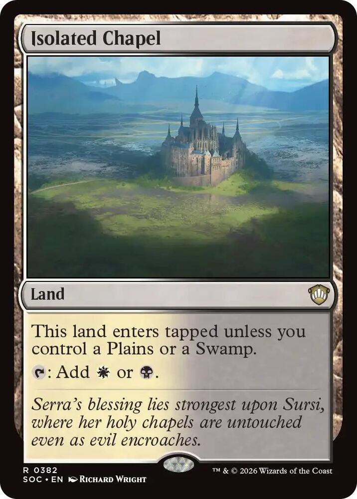 Isolated Chapel (382) [Secrets of Strixhaven Commander]