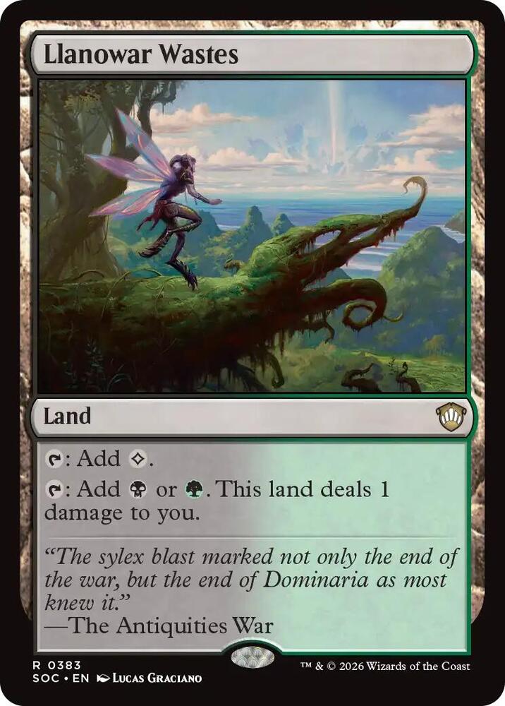 Llanowar Wastes (383) [Secrets of Strixhaven Commander]