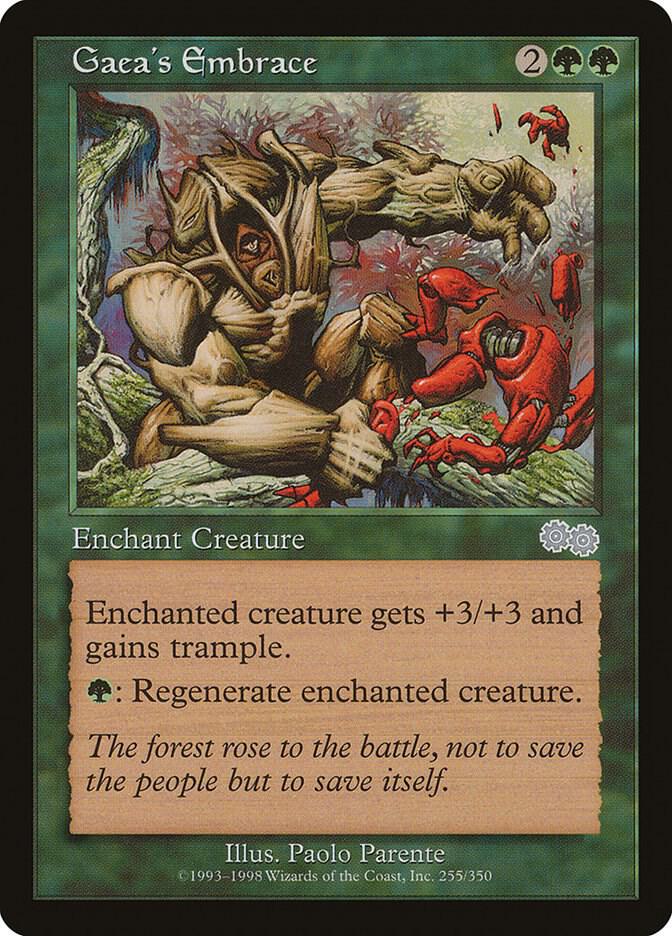 Gaea's Embrace (255) [Urza's Saga]