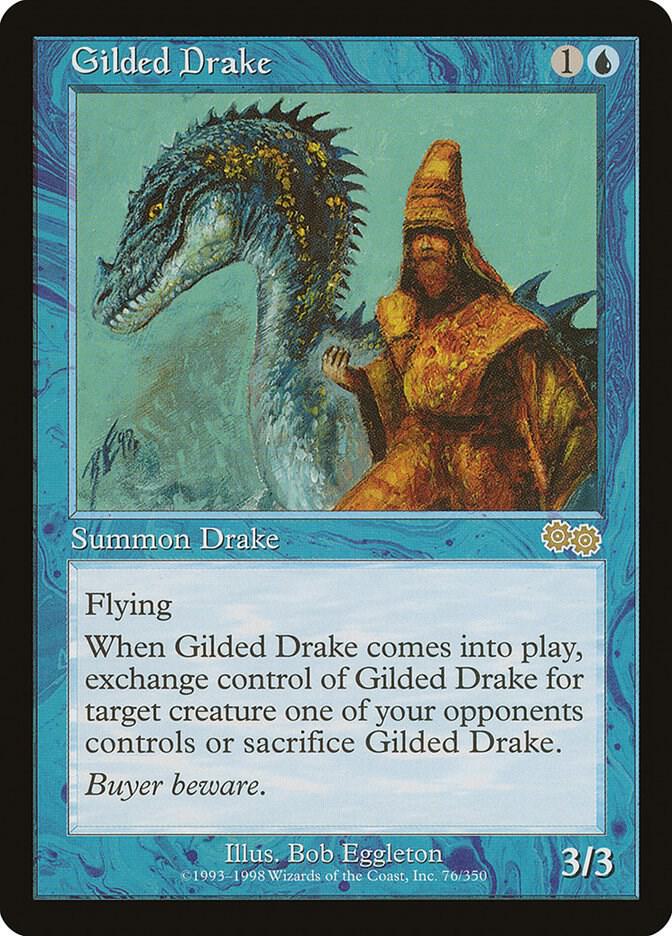 Gilded Drake (76) [Urza's Saga]