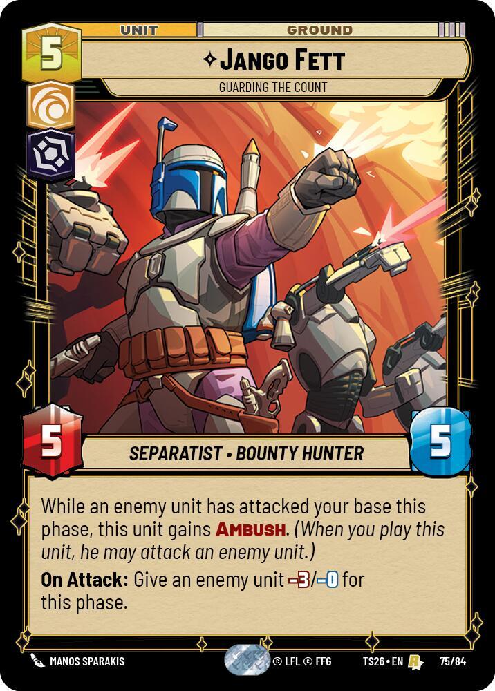 Jango Fett - Guarding the Count (75/84) [Twin Suns]