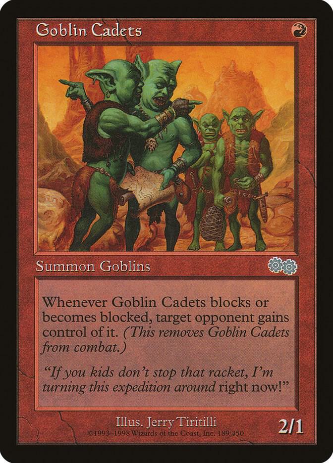 Goblin Cadets (189) [Urza's Saga]