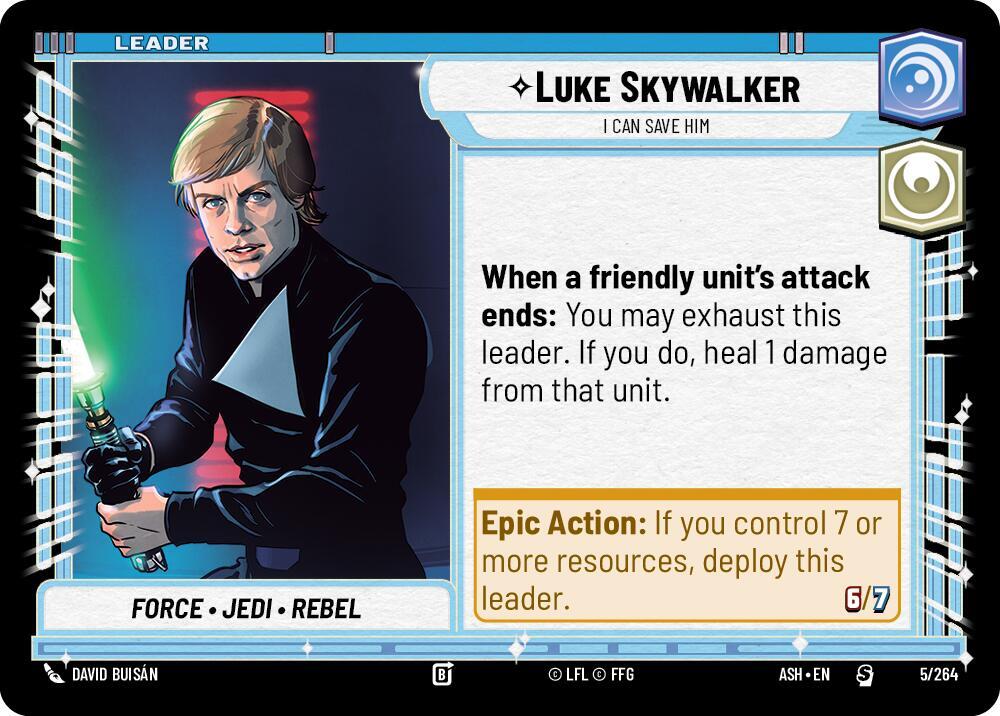 Luke Skywalker - I Can Save Him (5/264) [Ashes of the Empire]
