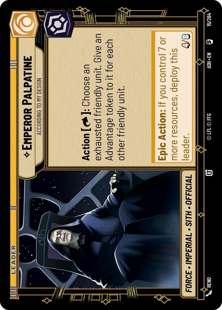 Emperor Palpatine - According to My Design (15/264) [Ashes of the Empire]