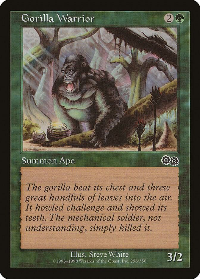 Gorilla Warrior (256) [Urza's Saga]