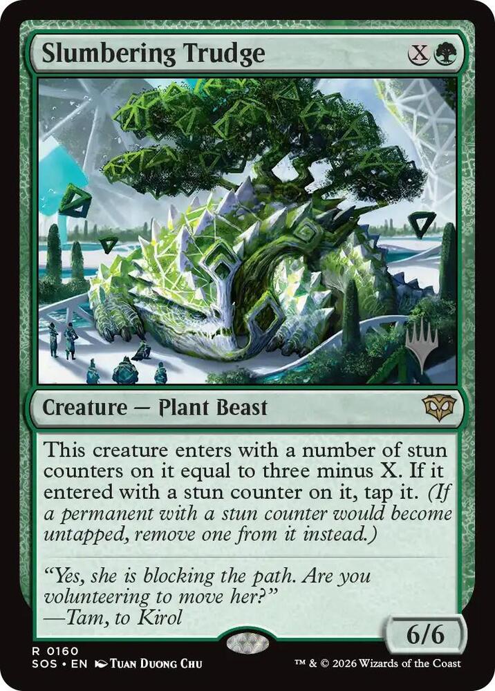 Slumbering Trudge (160) [Secrets of Strixhaven Promos]