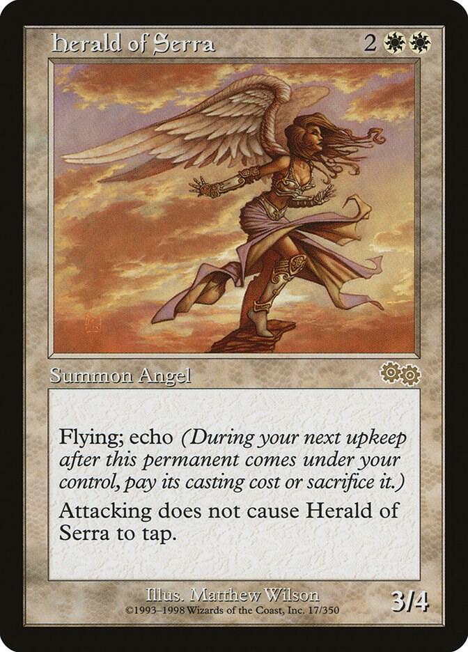 Herald of Serra (17) [Urza's Saga]