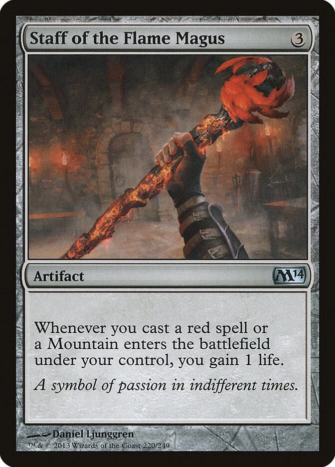 Staff of the Flame Magus (220) [Magic 2014]
