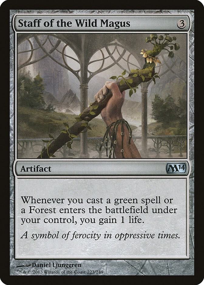 Staff of the Wild Magus (223) [Magic 2014]