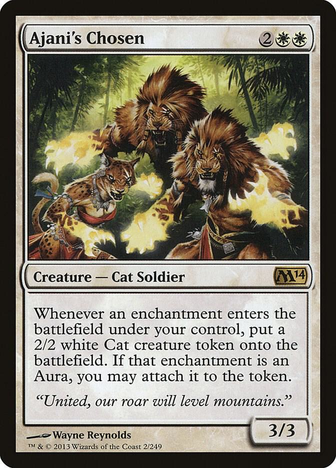 Ajani's Chosen (2) [Magic 2014]