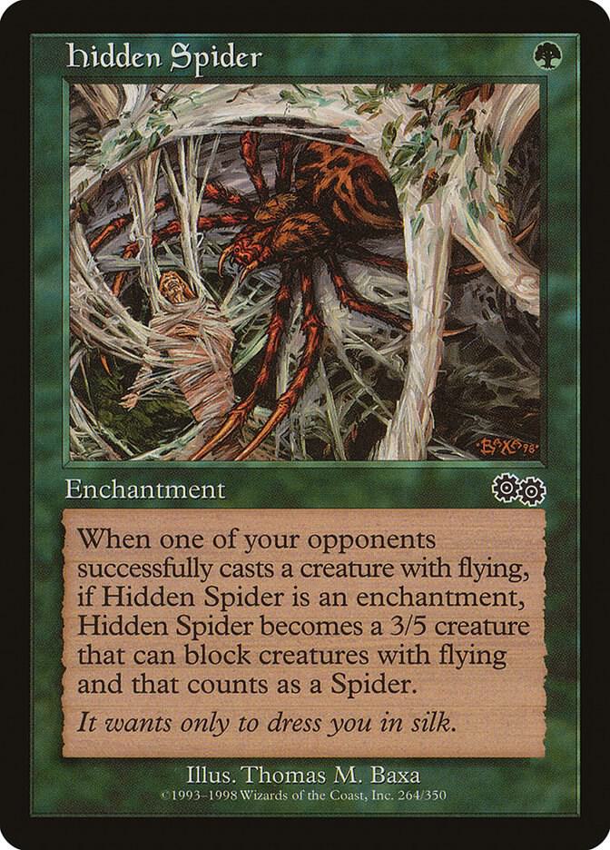 Hidden Spider (264) [Urza's Saga]
