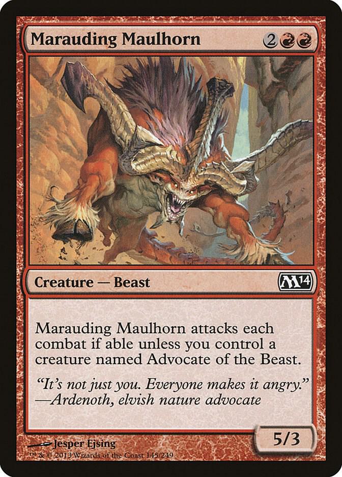 Marauding Maulhorn (145) [Magic 2014]