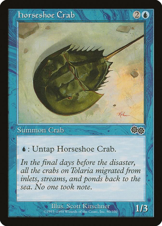 Horseshoe Crab (80) [Urza's Saga]