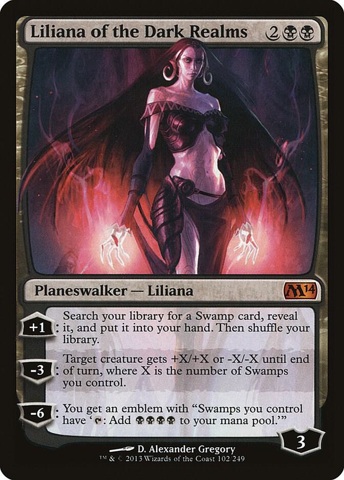 Liliana of the Dark Realms (102) [Magic 2014]