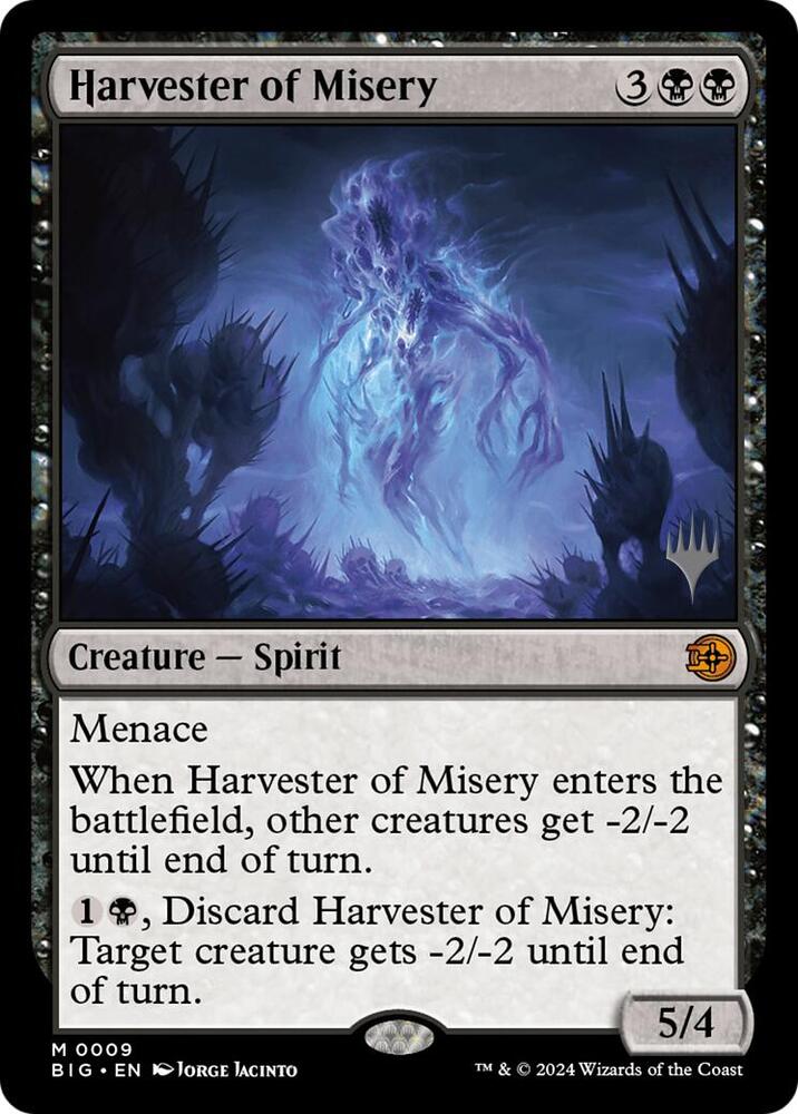 Harvester of Misery (9) [Secrets of Strixhaven Promos]