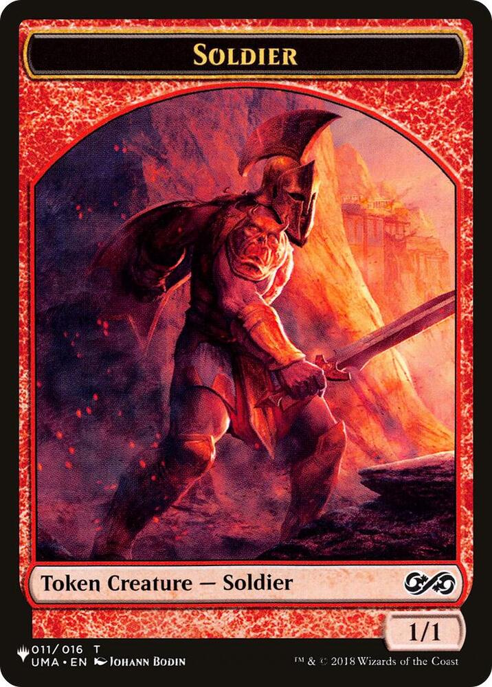 Soldier (UMA) // Kobolds of Kher Keep (MKC) Double-sided Token (11 // 12) [The List]