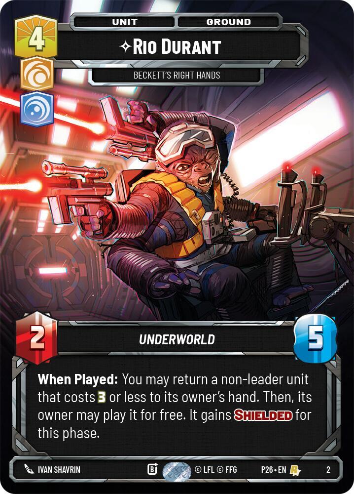 Rio Durant - Beckett's Right Hands (2) [Organized Play Promos]