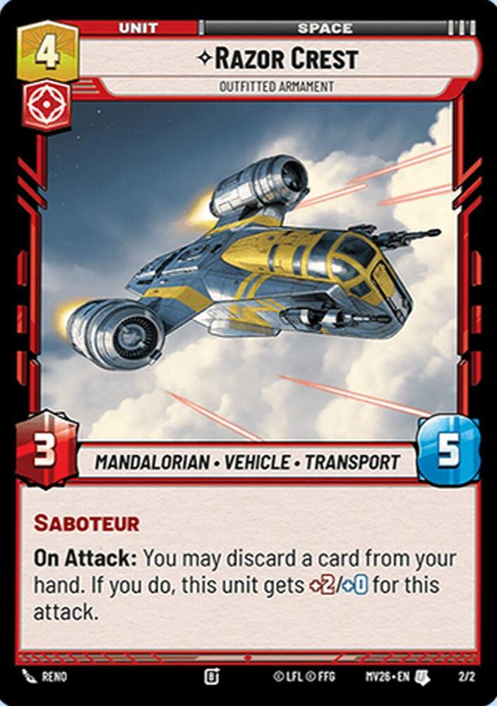 Razor Crest - Outfitted Armament (2/2) [Event Exclusive Promos]