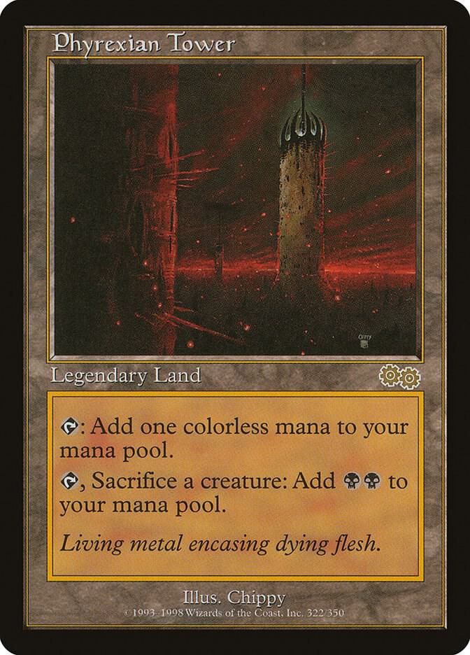 Phyrexian Tower (322) [Urza's Saga]