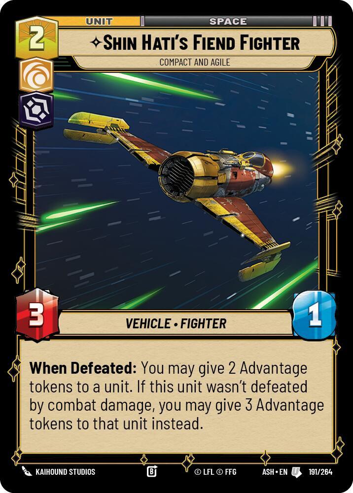 Shin Hati's Fiend Fighter - Compact and Agile (191/264) [Ashes of the Empire]