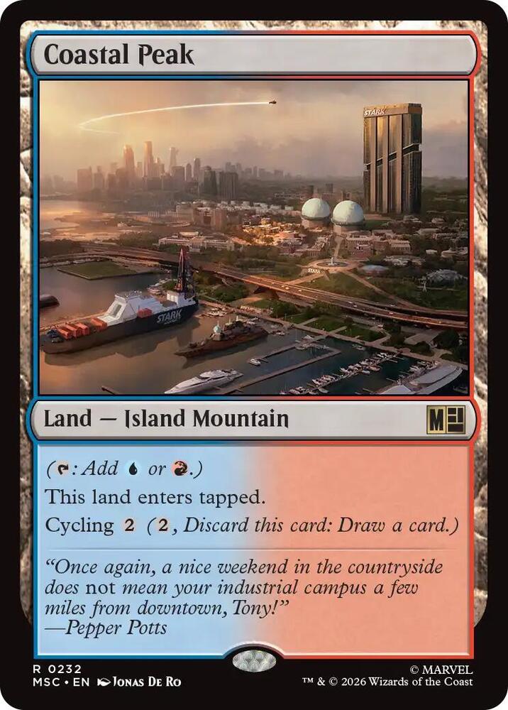 Coastal Peak (Surge Foil) (232) [Marvel Super Heroes Commander]