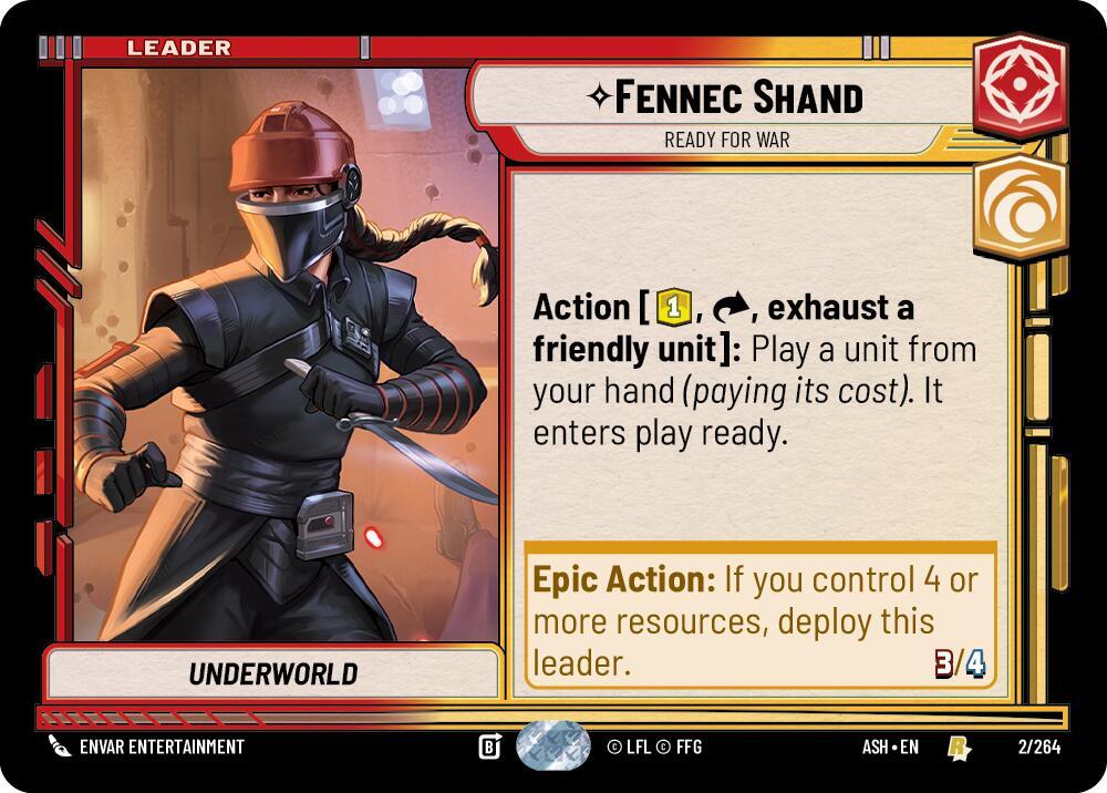 Fennec Shand - Ready for War (2/264) [Ashes of the Empire]