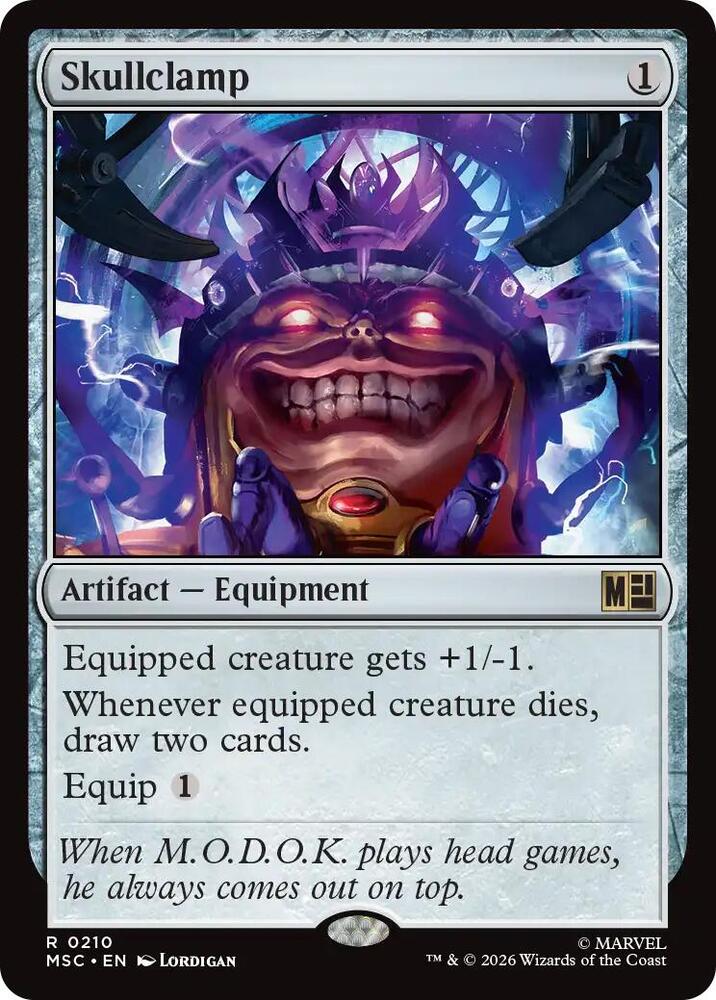 Skullclamp (Surge Foil) (210) [Marvel Super Heroes Commander]