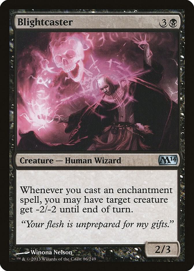 Blightcaster (86) [Magic 2014]