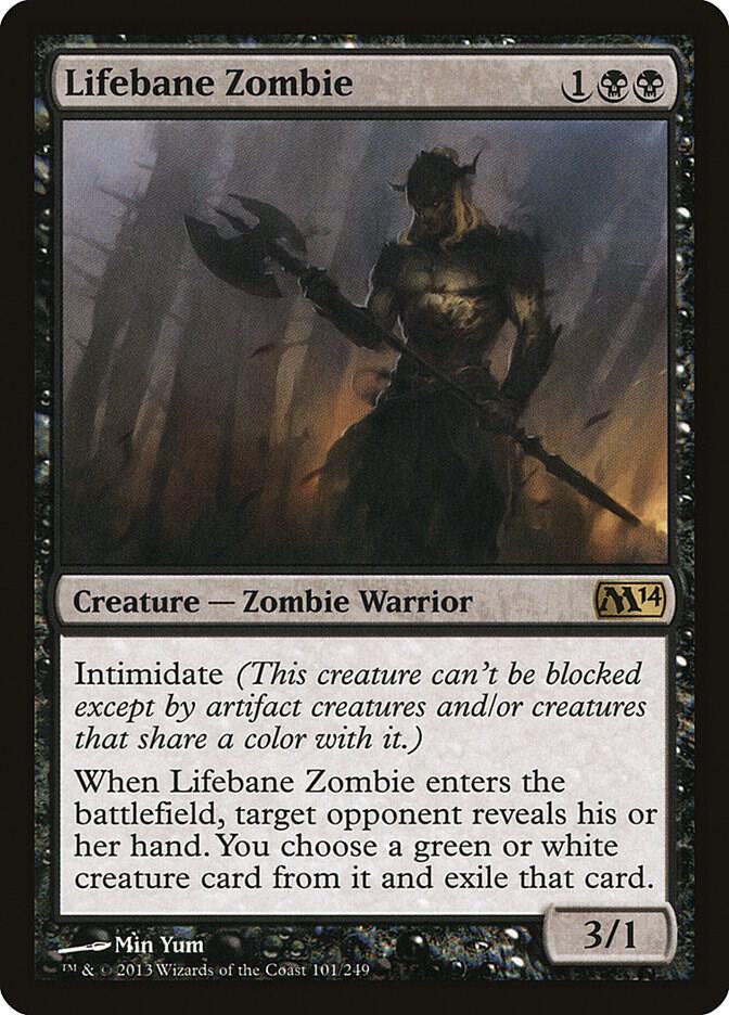Lifebane Zombie (101) [Magic 2014]