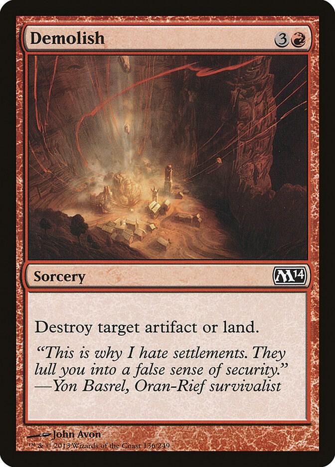 Demolish (136) [Magic 2014]