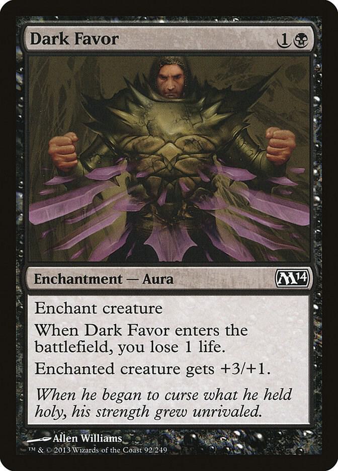 Dark Favor (92) [Magic 2014]