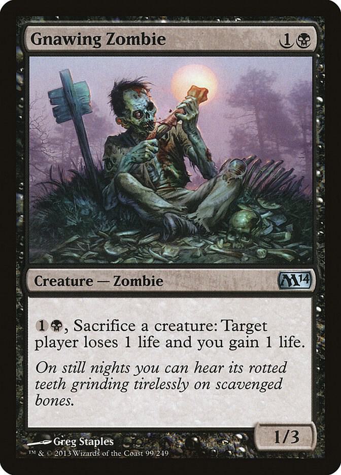 Gnawing Zombie (99) [Magic 2014]