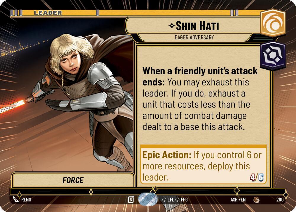 Shin Hati - Eager Adversary (Hyperspace) (280) [Ashes of the Empire]