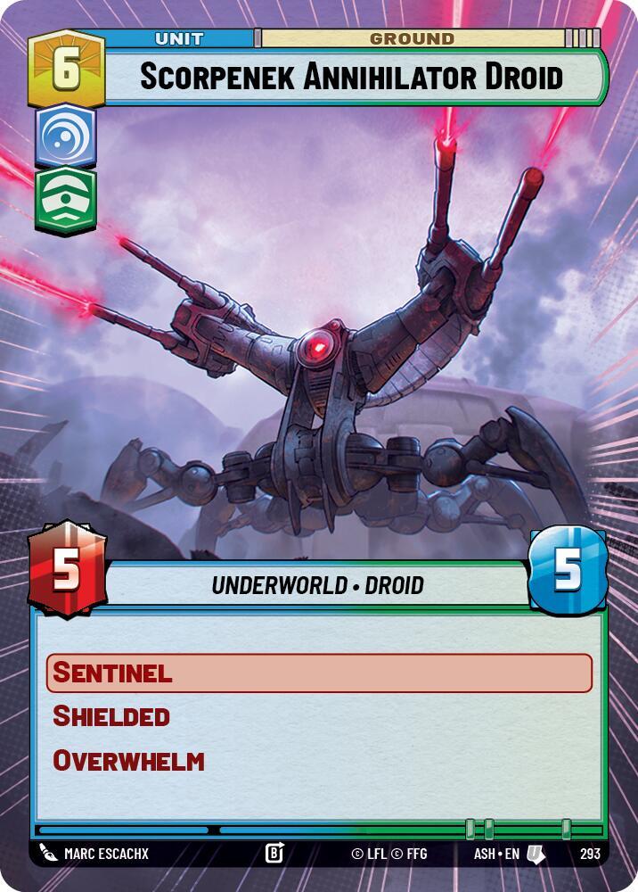 Scorpenek Annihilator Droid (Hyperspace) (293) [Ashes of the Empire]
