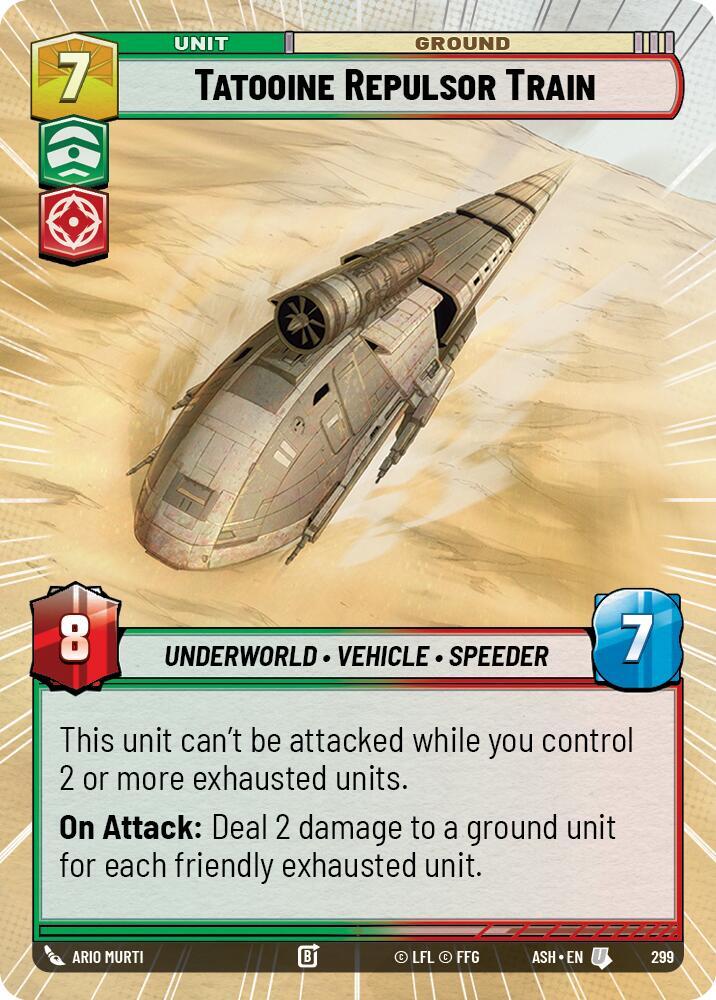 Tatooine Repulsor Train (Hyperspace) (299) [Ashes of the Empire]