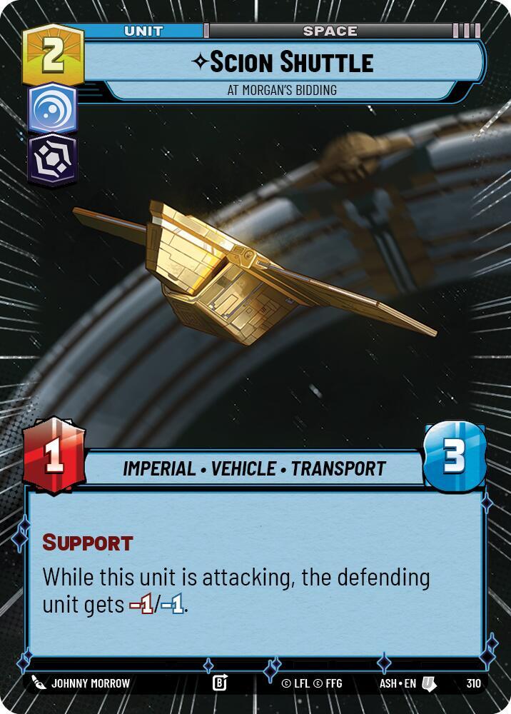 Scion Shuttle - At Morgan's Bidding (Hyperspace) (310) [Ashes of the Empire]