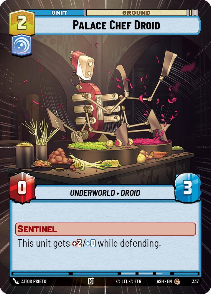 Palace Chef Droid (Hyperspace) (337) [Ashes of the Empire]