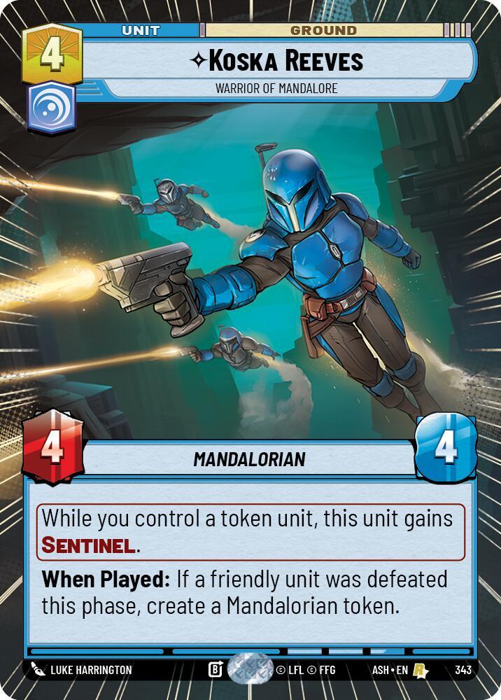 Koska Reeves - Warrior of Mandalore (Hyperspace) (343) [Ashes of the Empire]