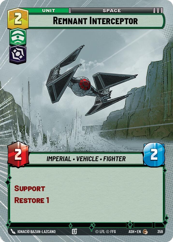 Remnant Interceptor (Hyperspace) (359) [Ashes of the Empire]