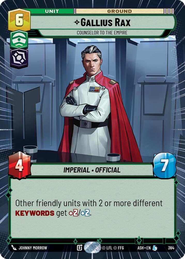 Gallius Rax - Counselor to the Empire (Hyperspace) (364) [Ashes of the Empire]