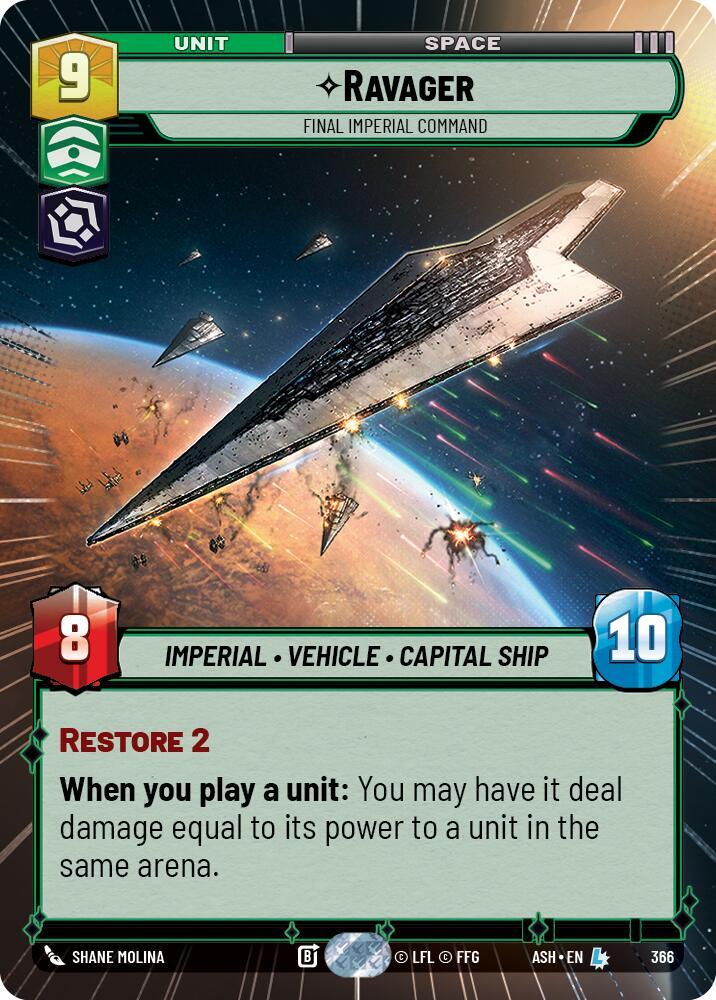 Ravager - Final Imperial Command (Hyperspace) (366) [Ashes of the Empire]