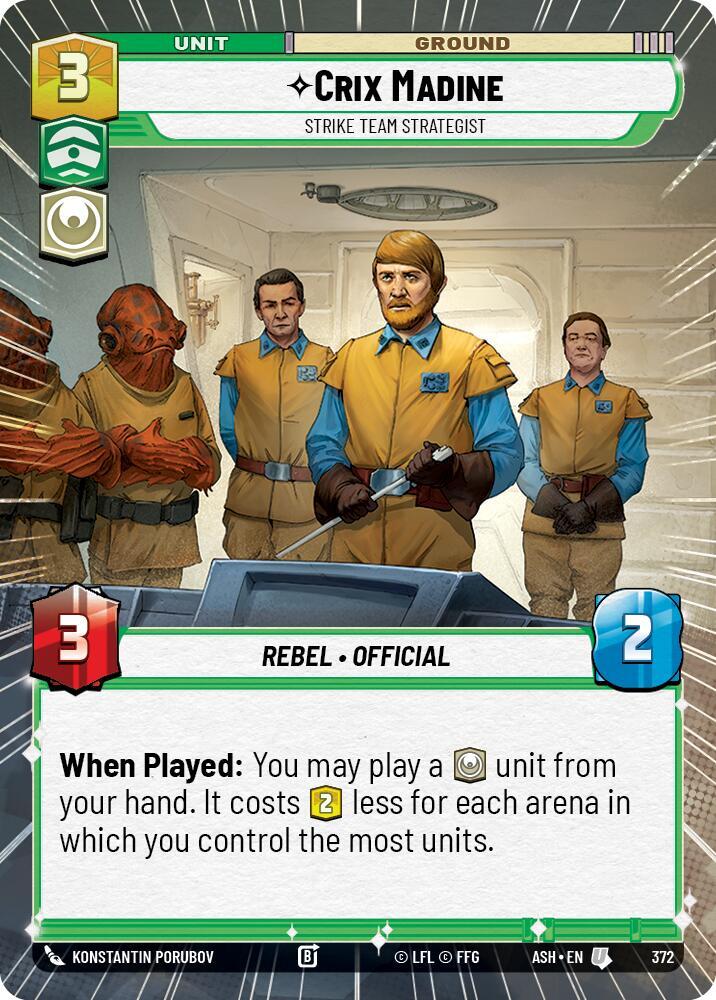 Crix Madine - Strike Team Strategist (Hyperspace) (372) [Ashes of the Empire]