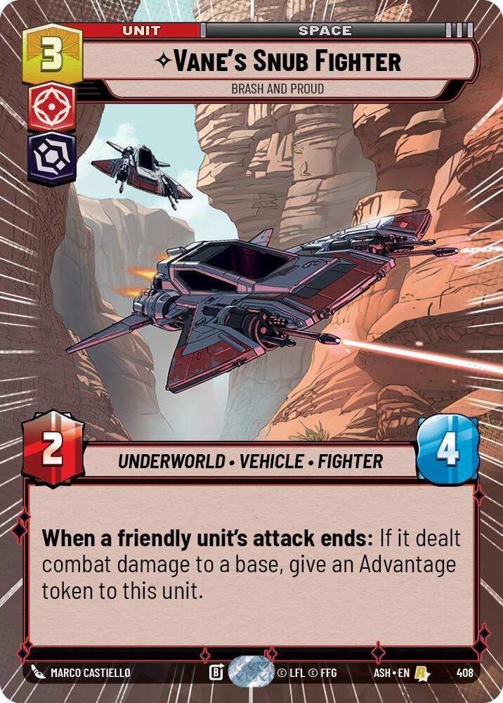 Vane's Snub Fighter - Brash and Proud (Hyperspace) (408) [Ashes of the Empire]